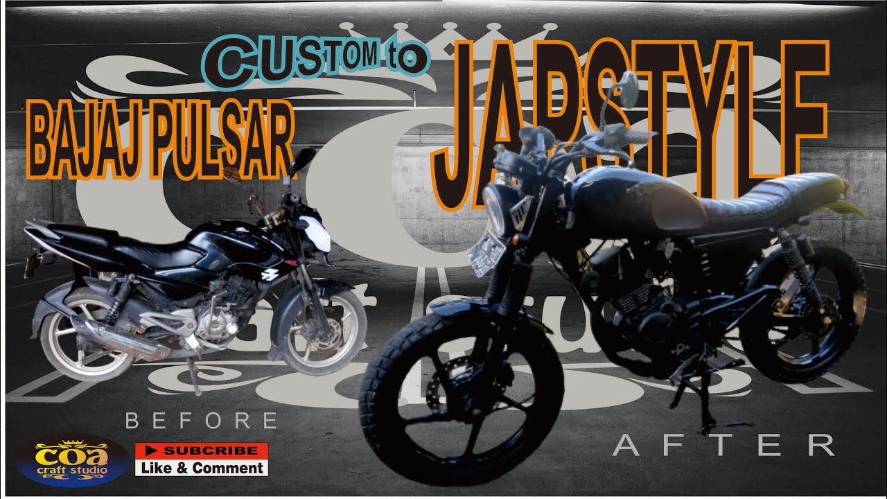 Modifikasi bajaj Pulsar menjadi japstyle