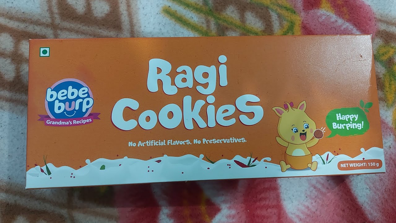 Bebe Burp Ragi cookies 🍪 #ragi #baby #cookies #nopreservatives #healthy #babyfood #momlife #bebeburp