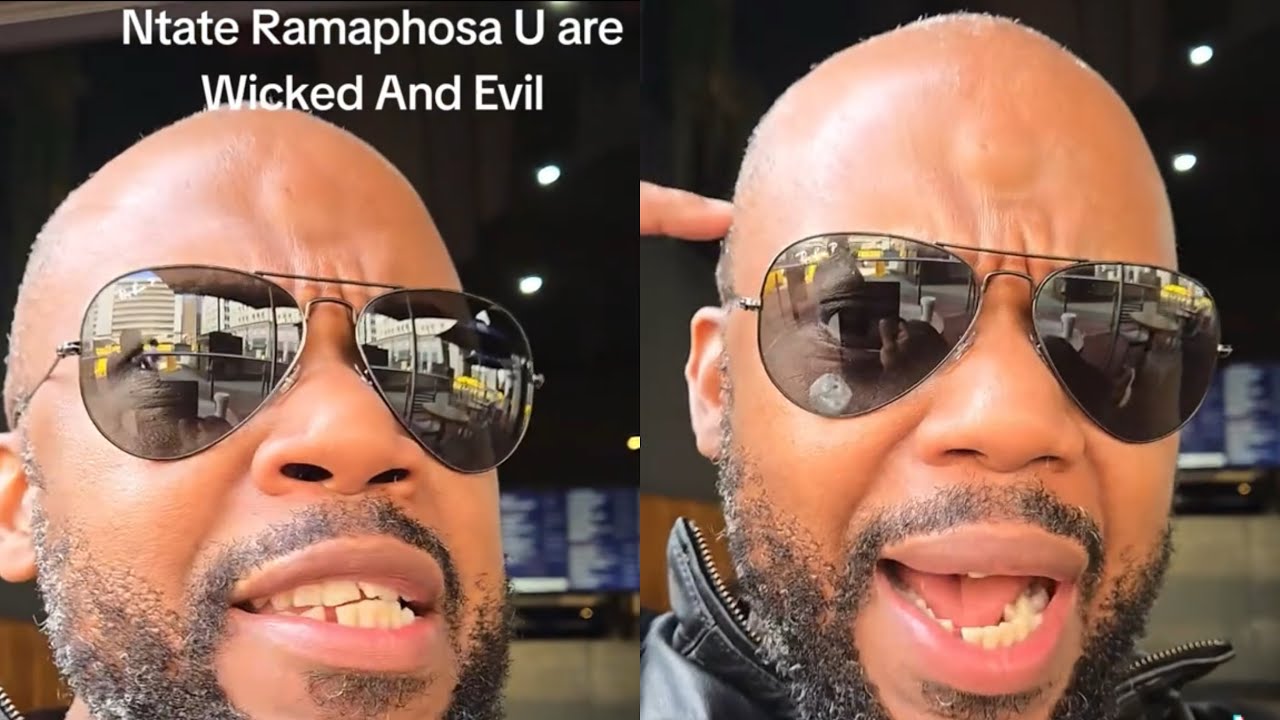 Angry Mjonane sends a message to Cyril Ramaphosa😡😡😡