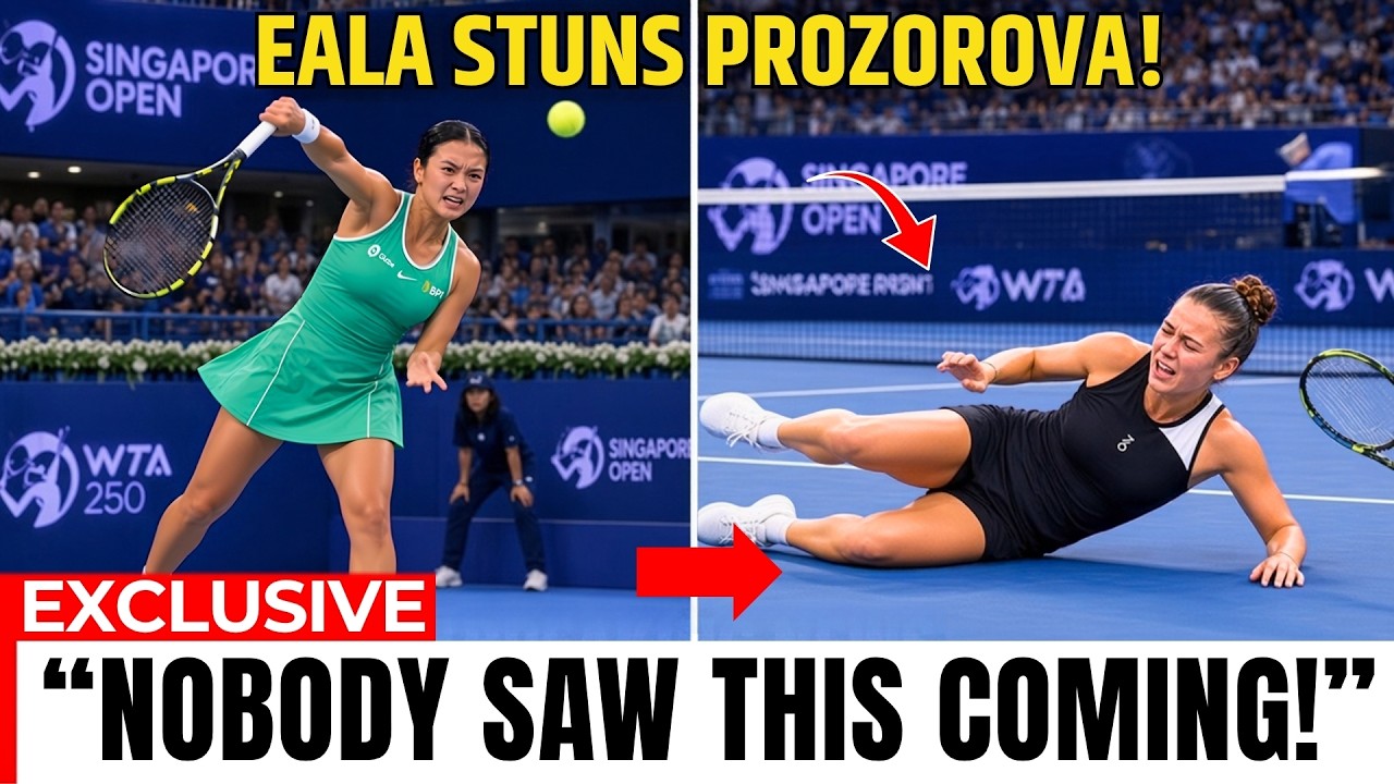 BOMBSHELL! Alex Eala STUNS Tatiana Prozorova &mdash; Singapore Crowd ERUPTS After Stunning Victory!