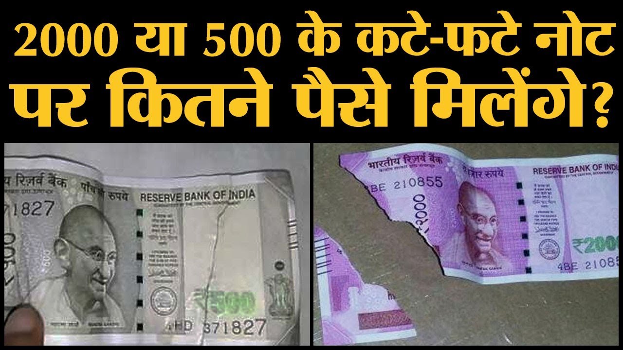 RBI ने बताया, कटे फटे नोट बदलने पर आपको कितने पैसे और कैसे मिलेंगे? l The Lallantop
