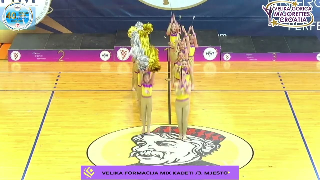 VELIKOGORIČKE MAŽORETKINJE/VELIKA GORICA MAJORETTES-CROATIA