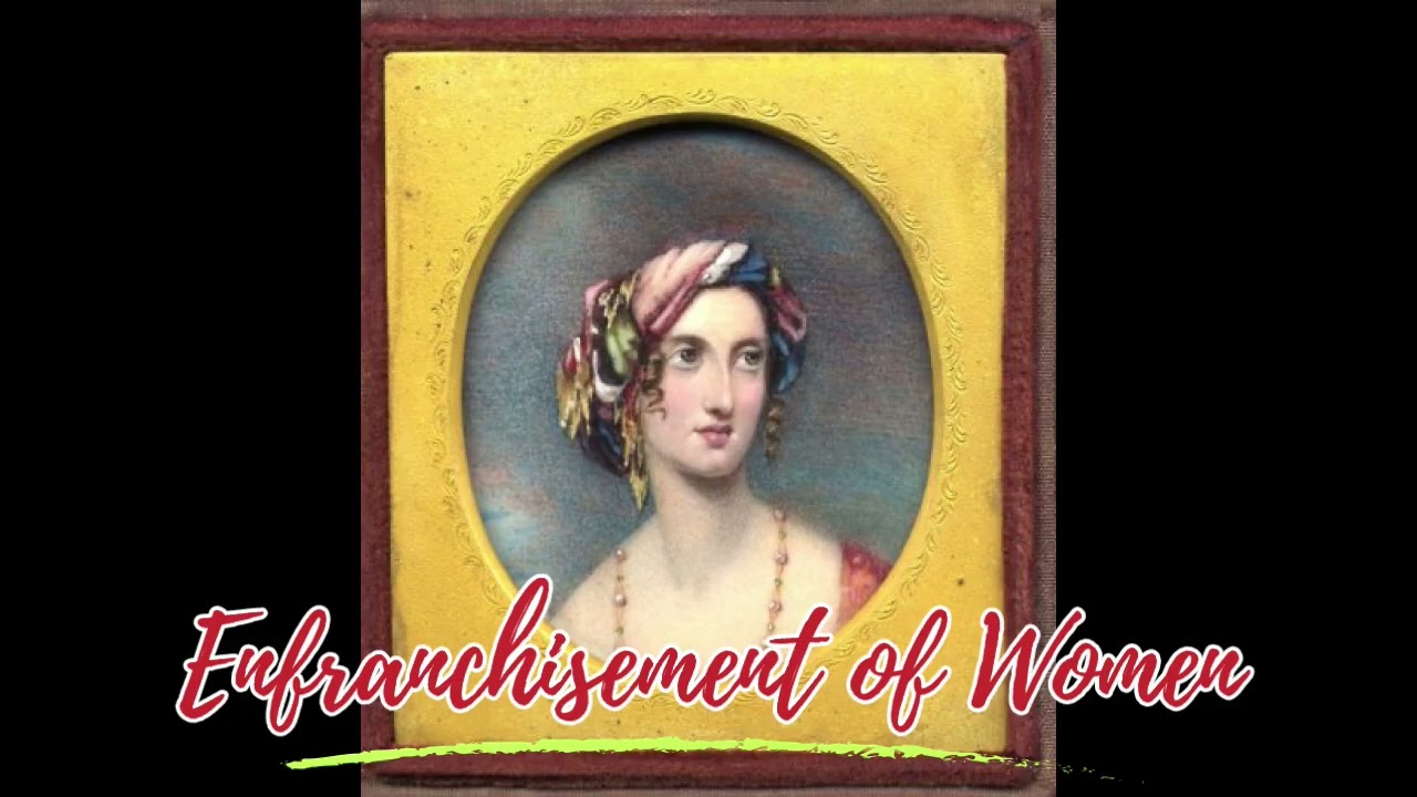 Enfranchisement of Women by Harriet Taylor Mill 1851