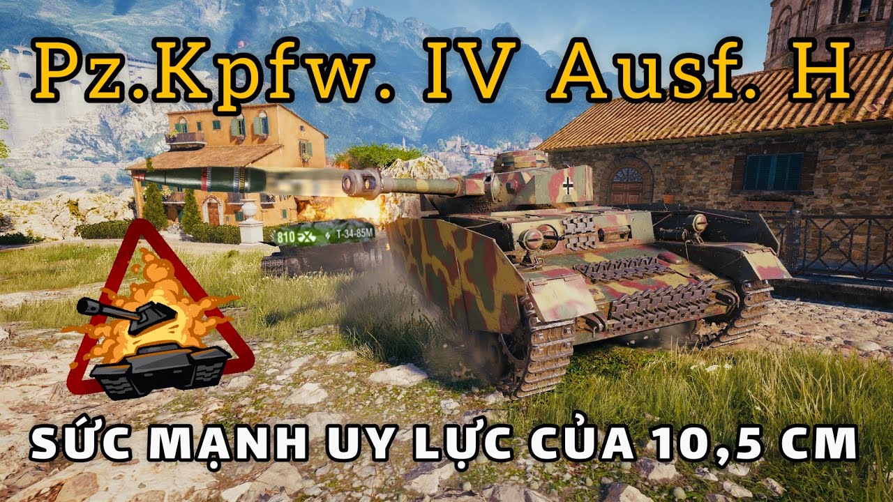 Panzer IV H: Khẩu pháo 10,5 cm nguy hiểm nhất cấp 5 | World of Tanks