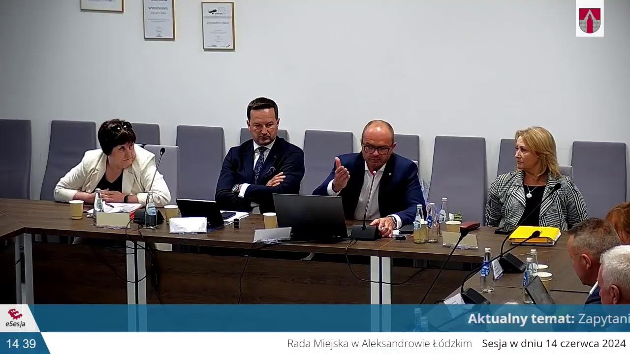 III sesja Rady Miejskiej w Aleksandrowie Łódzkim.
