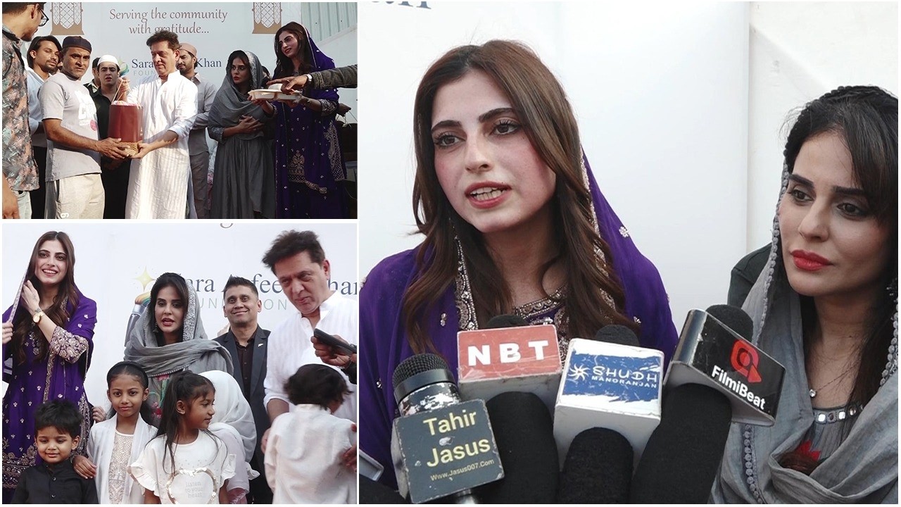 Farhana Bhatt, Sara Arfeen Khan, Arfeen Khan Distributing Ramadan Kits & Food Boxes