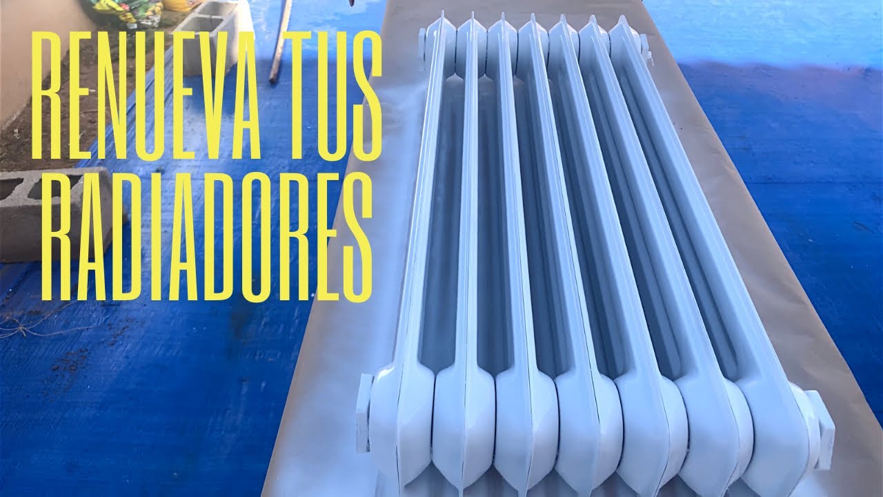 Como pintar un radiador calefactor