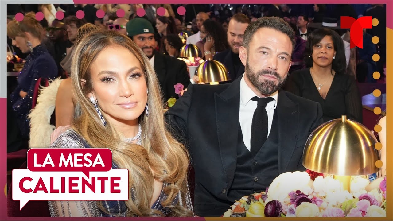 Ben Affleck revela si estaba peleando con JLo en los Grammy | La Mesa Caliente