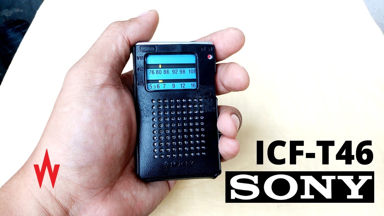 SONY ICF-T46 2 Band Pocket Radio || 333069