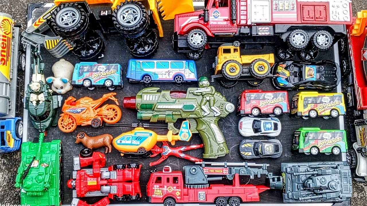 Mobil Mobilan Truk Oleng , Mobil Truk Molen, Mobil Balap, Truk Pasir, Excavator, Mobil Roket, Damkar