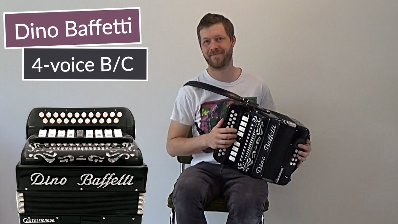 Mick O&rsquo;Connor&rsquo;s/Tom Ward's Downfall on Black Dino Baffetti Accordion (B/C - 4-voice MMMM)