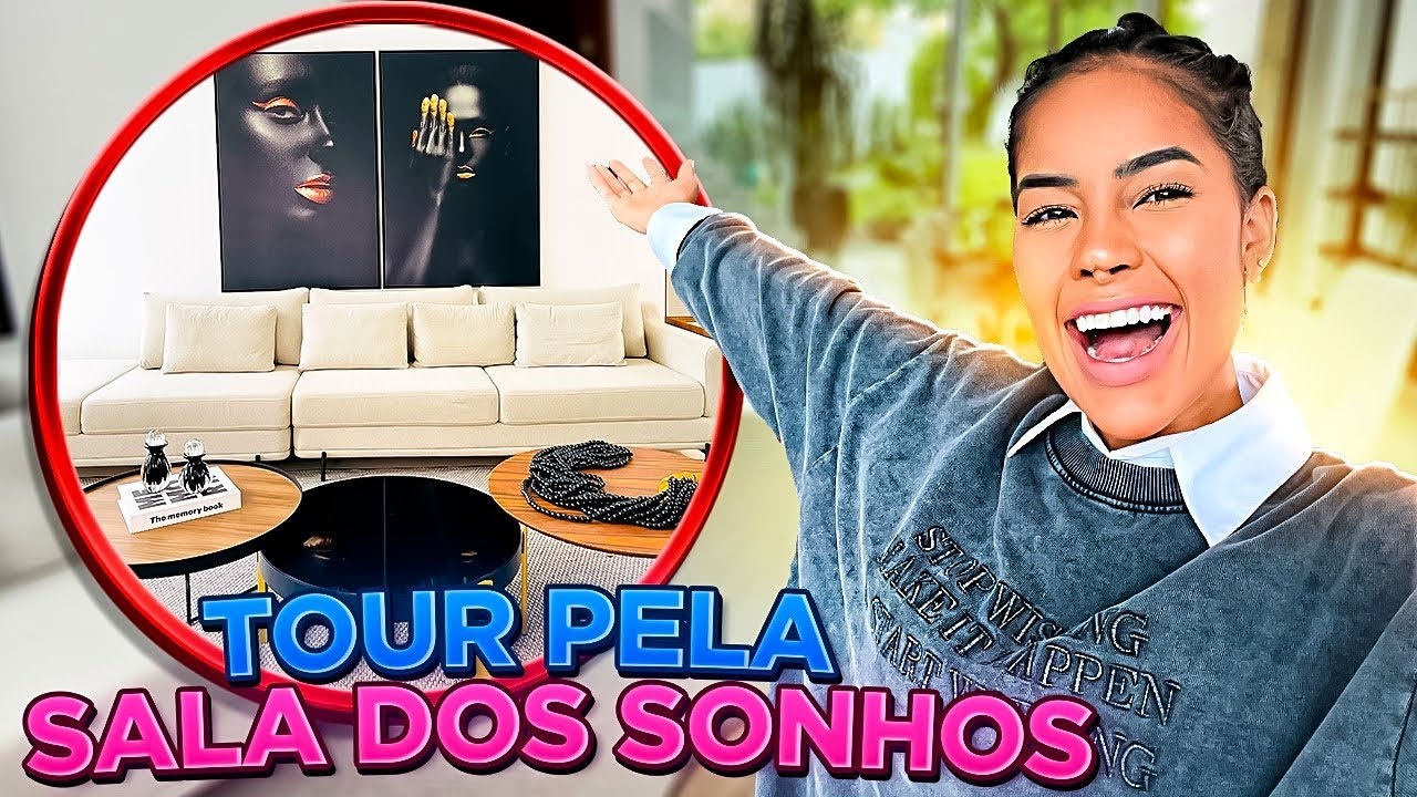OS MÓVEIS DA MANSÃO CHEGARAM!! *Tour pela sala*
