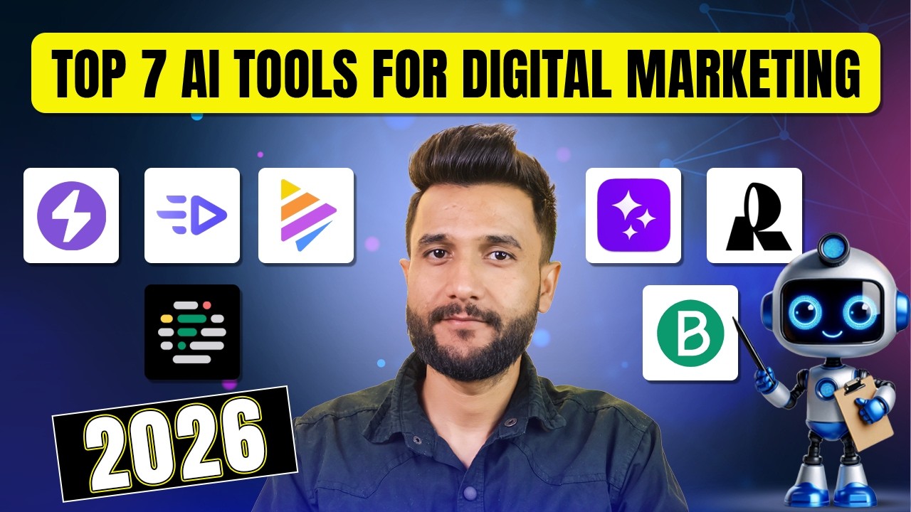 Top 7 AI Tools for Digital Marketing You Should Try in 2026