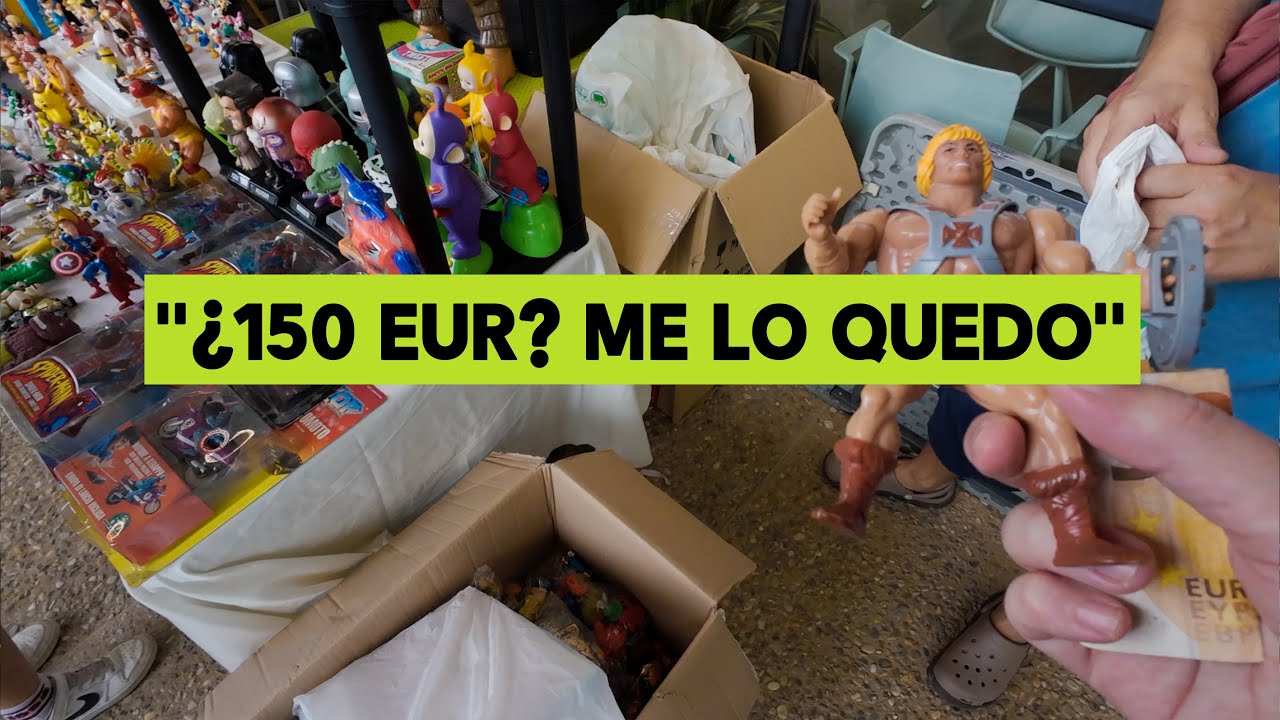 Visito un MERCADILLO en solo 10 minutos (y me paso comprando)