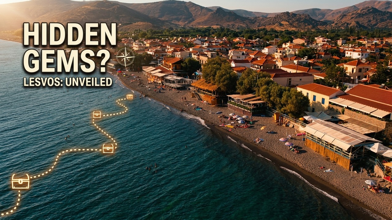 Discover the Hidden Gems of Lesvos' Apothika to Skala Eresos Coastal Line!