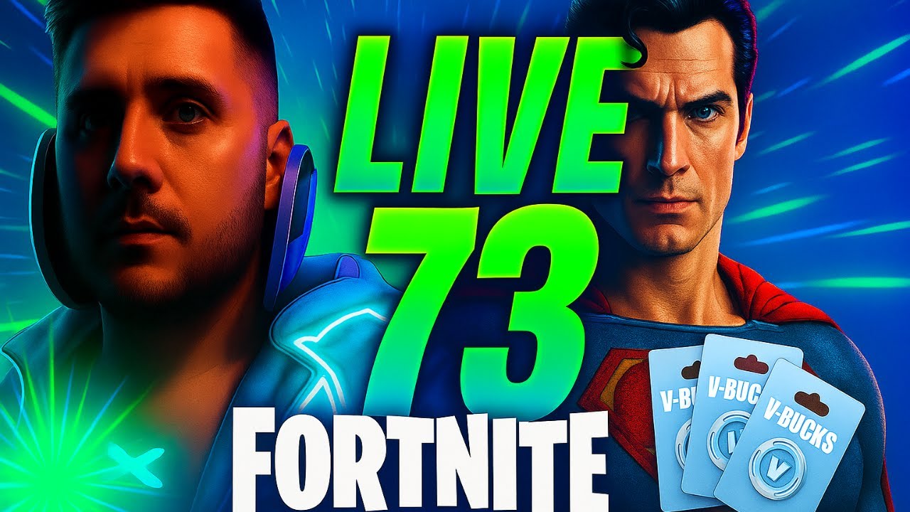 Live 73 🔴FORTNITE - NEW SEASON 🟢 Battle Royale Zero Build  Superman