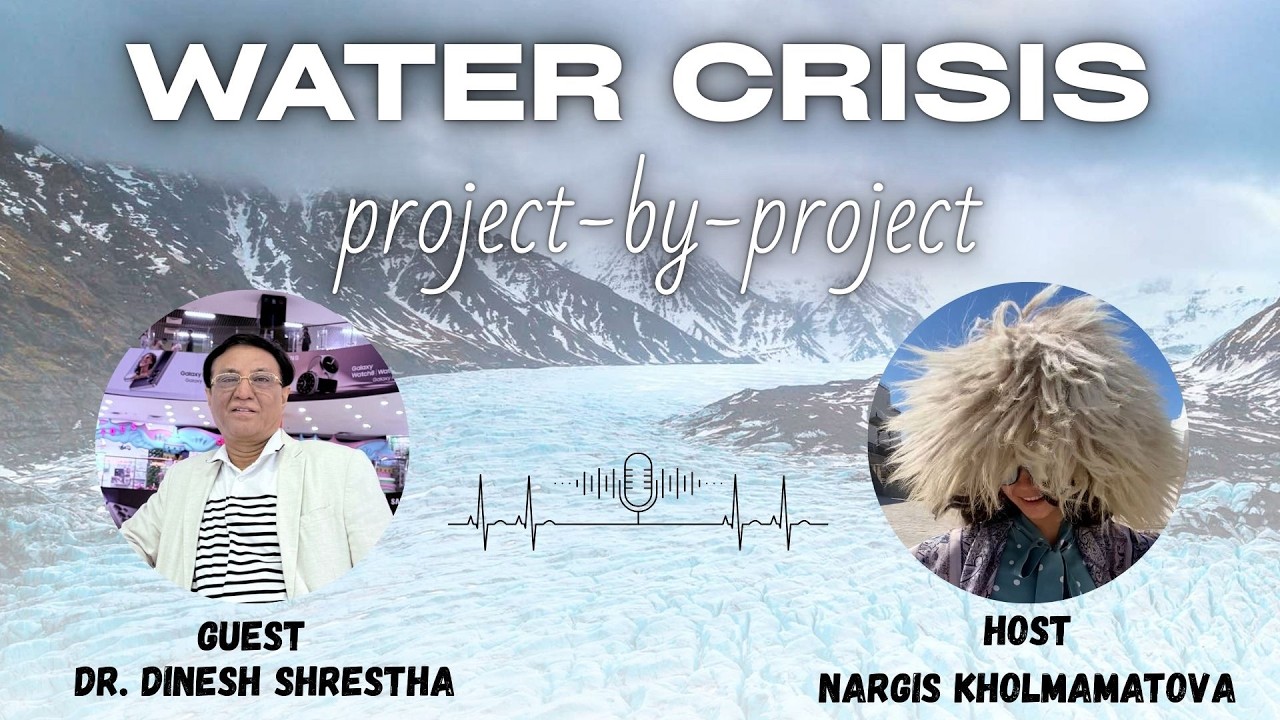 Dr. Dinesh Shrestha on Water Data Management and Groundwater recharging  in Uzbekistan
