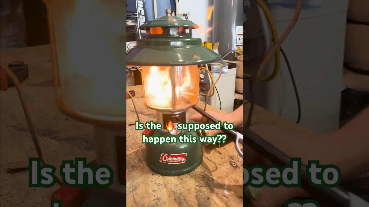 1973 Vintage Coleman Lantern that Runs on Coleman Camp Fuel! Let's get Lit! #camping