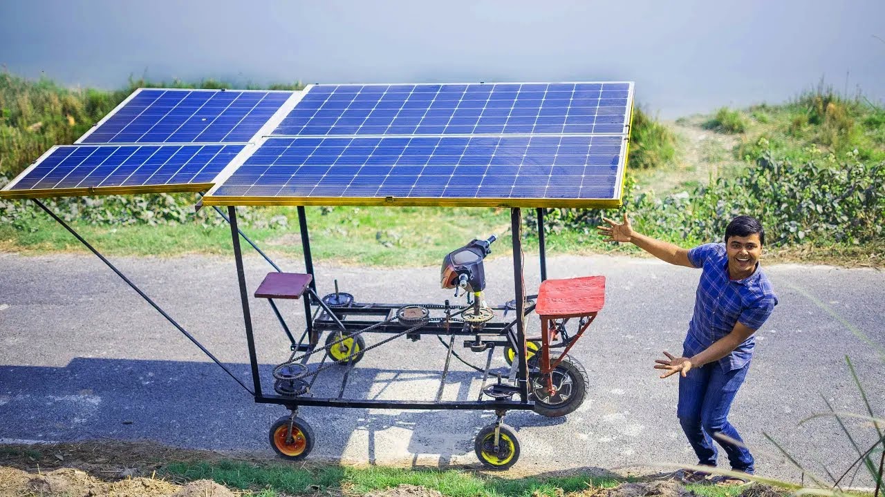 Fully Solar Powered Car Without Battery