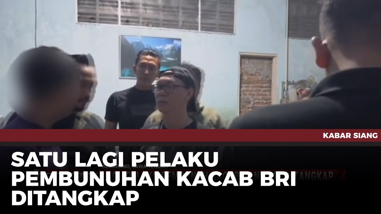 Lagi, Pelaku Pembunuhan Kacab Bank BRI Ditangkap | Kabar Siang tvOne