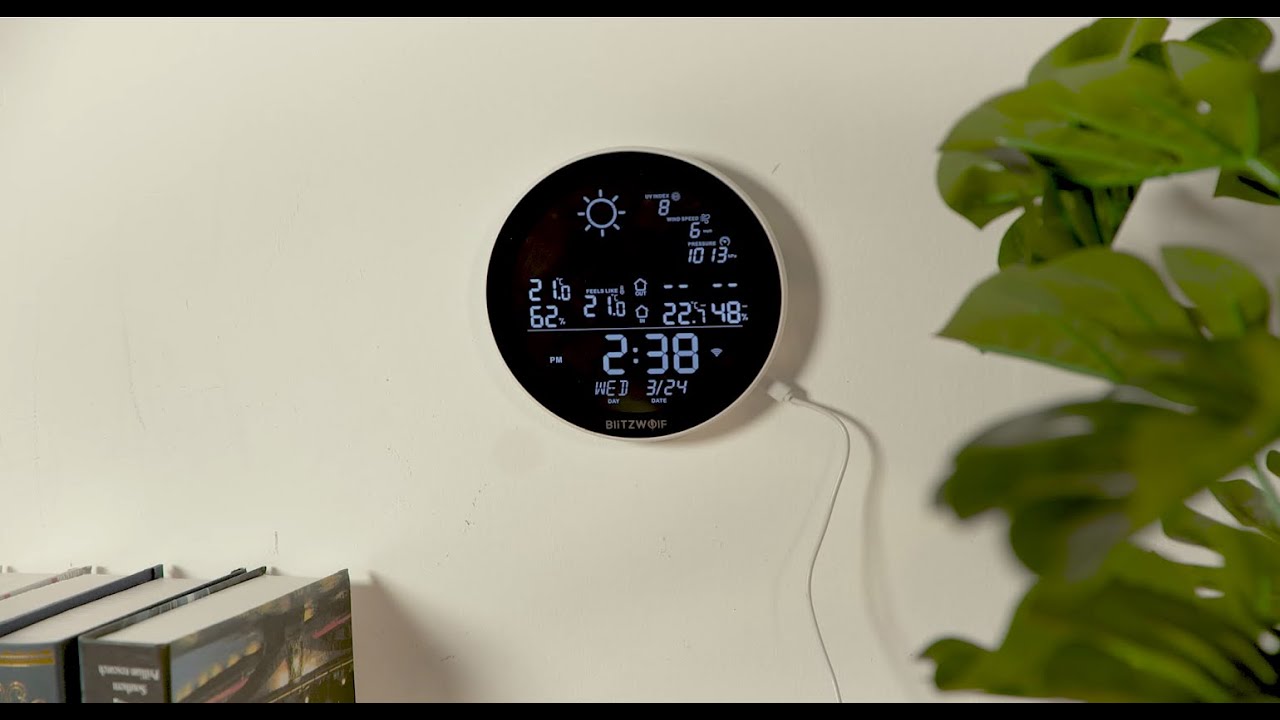 BlitzWolf&reg; BW-WS02 Wi-Fi Smart Weather Station