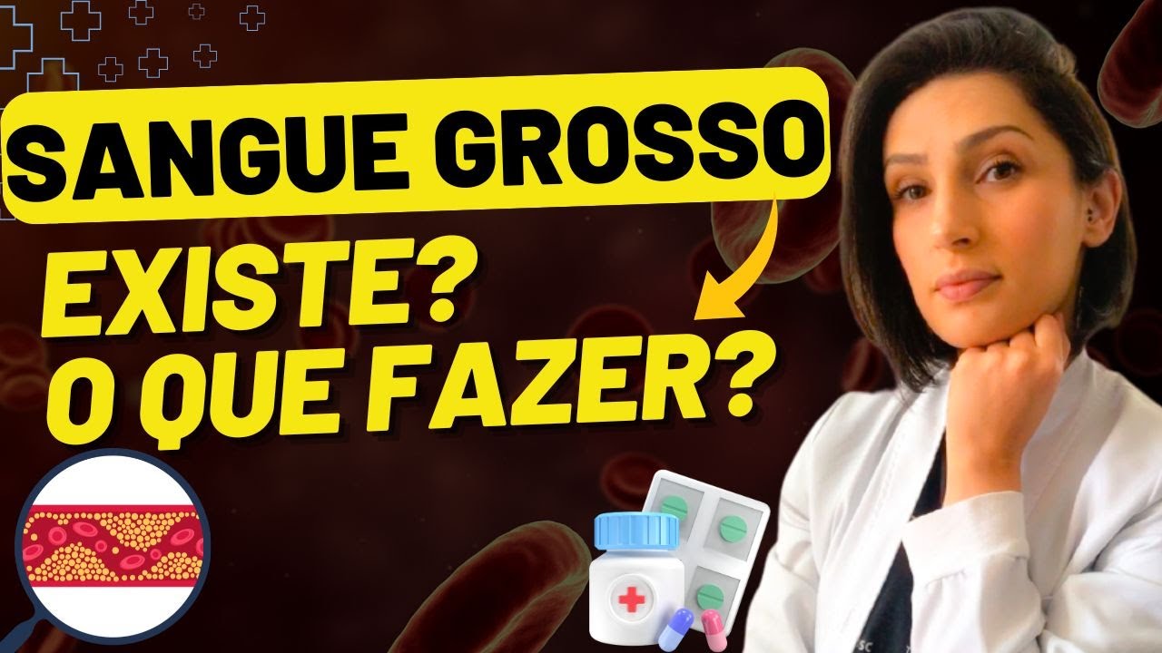 Sangue Grosso Como Afinar o sangue para evitar trombose - tratamento - coagulação