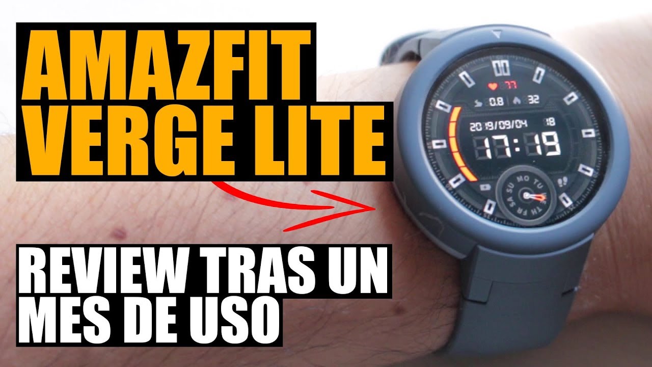 Amazfit Verge Lite, review tras un mes de uso