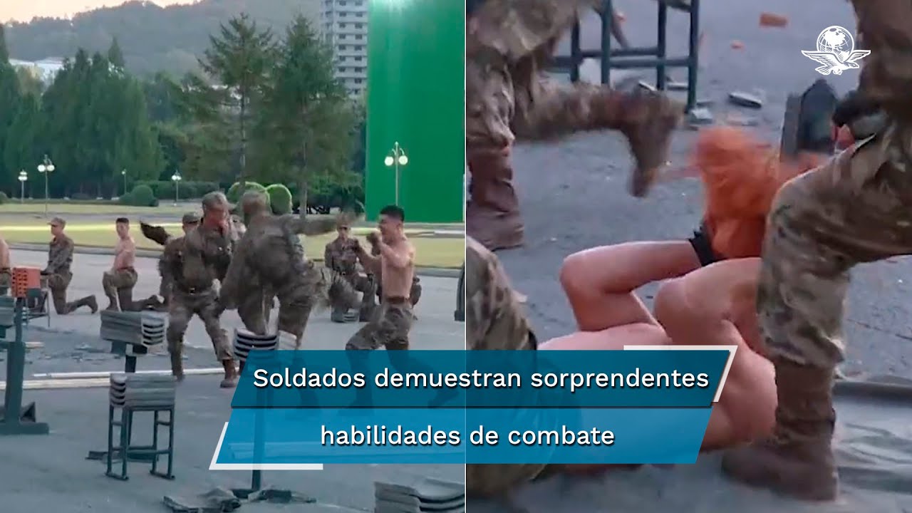 ¡Rompen piedras con la cabeza! Impactante entrenamiento norcoreano se vuelve viral