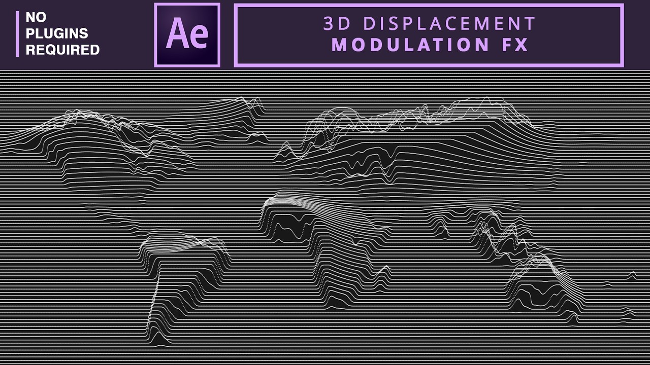 3D Displacement Modulation FX in After Effects | No Plugins