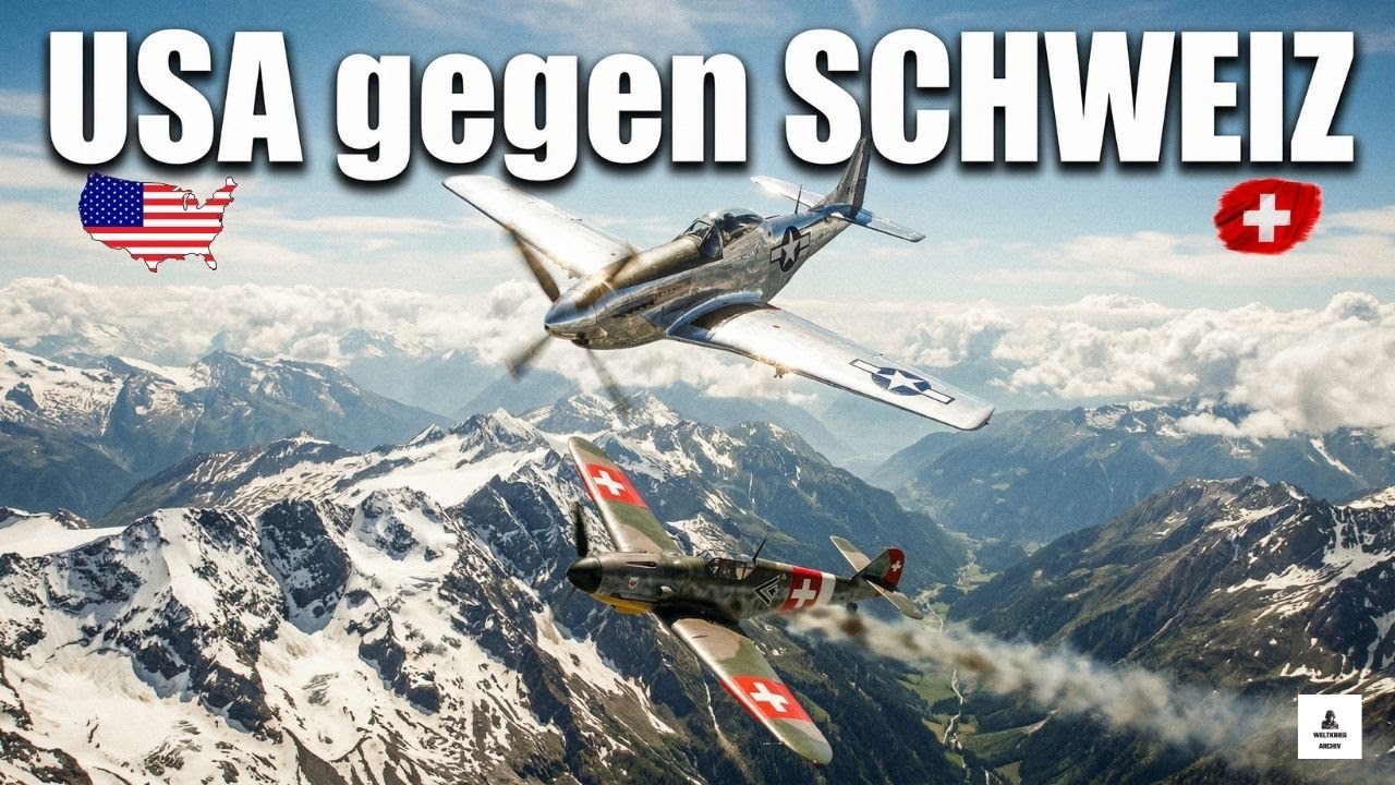 USA gegen die Schweiz Warum amerikanische Piloten ihre Freunde jagten (1944)