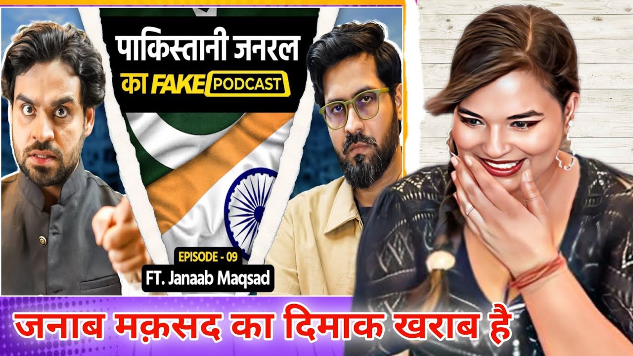 Fake Podcast with Pakistani General (Part-2) जनाब मक़सद | Satish Ray | REACTION | SWEET CHILLIZ |