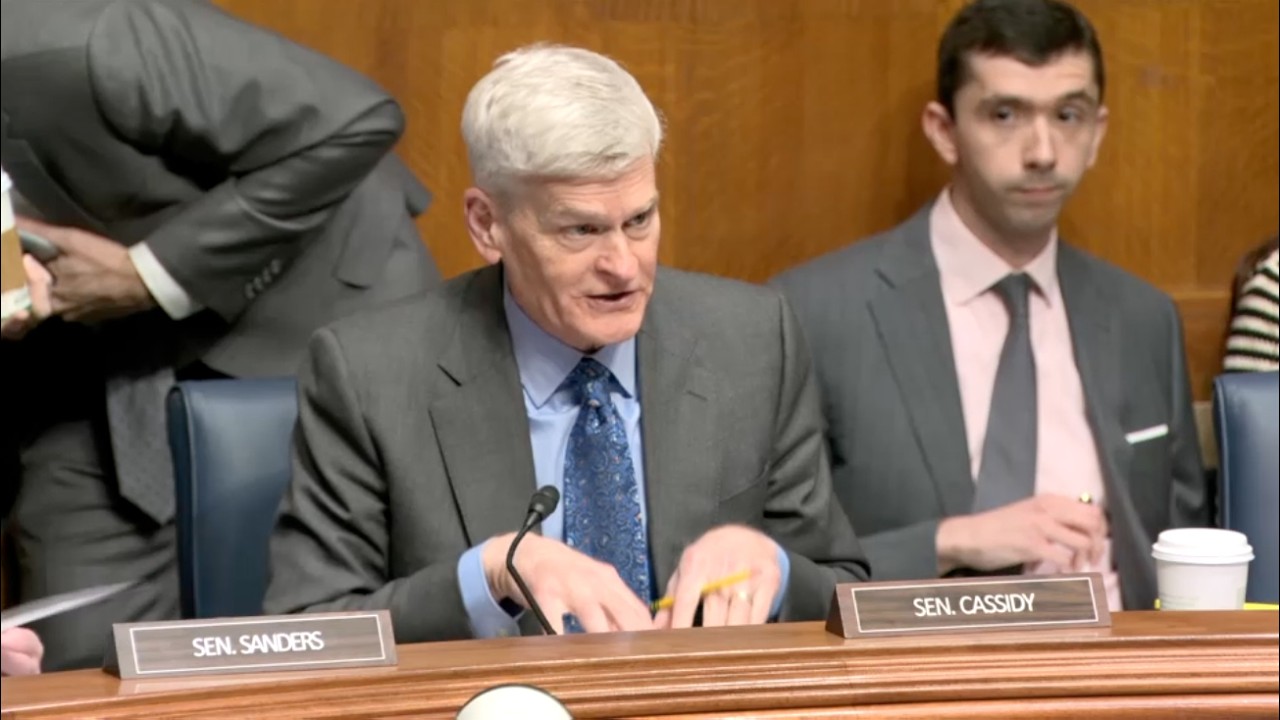Chairman Cassidy Delivers Remarks During Vote to Improve Americans’ Access to Education, Health Care