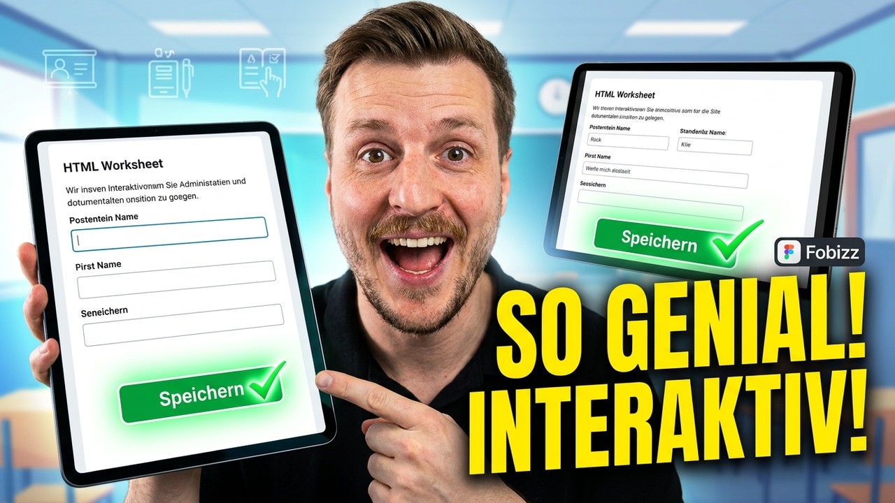Arbeitsblätter, die sich selbst speichern – Das ist möglich mit Fobizz!