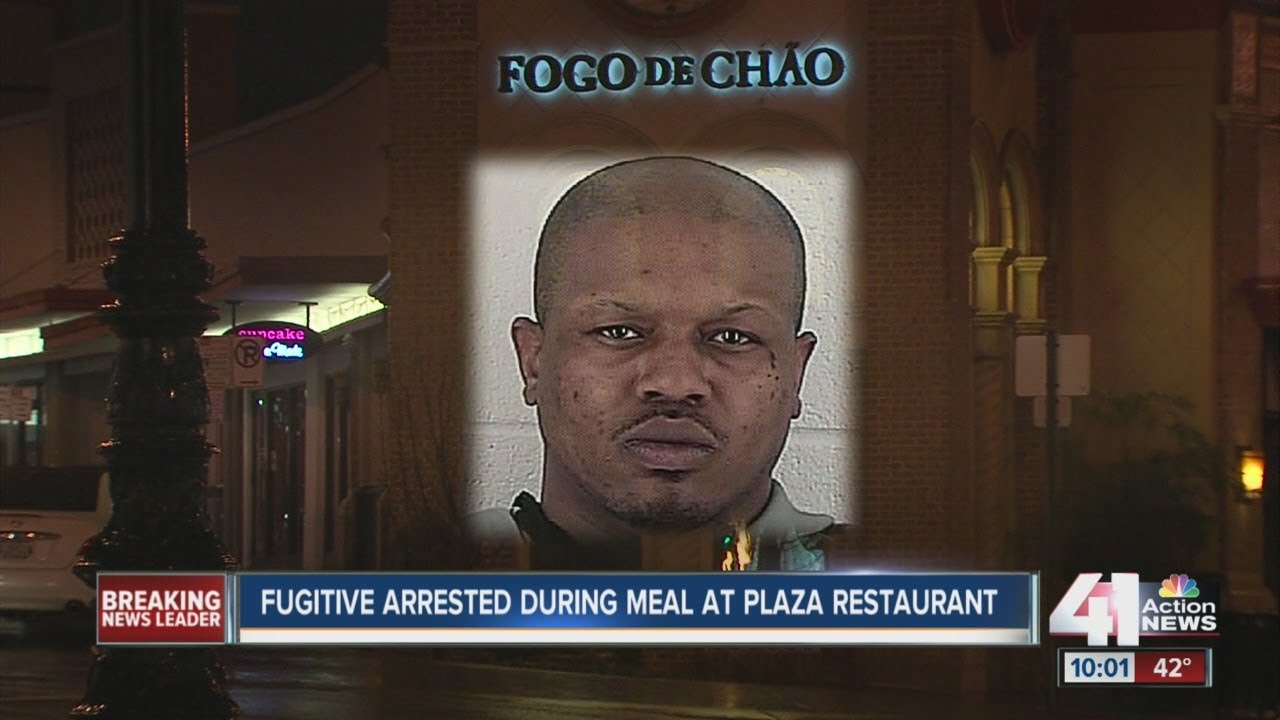 Fugitive arrested during meal at Plaza restaurant