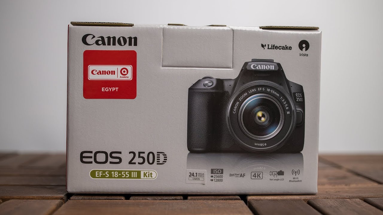 أصغر وأخف كاميرا احترافية من كانون Canon EOS 250D Unboxing