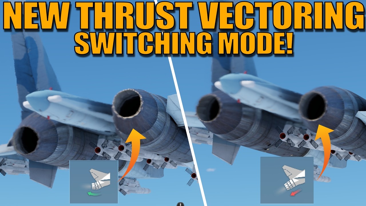 NEW THRUST VECTORING SWITCHING MODE! - War Thunder