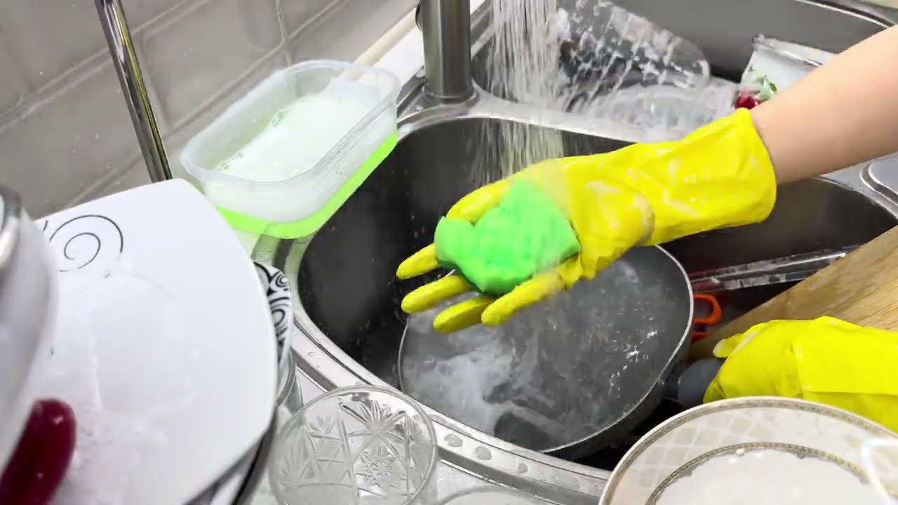 🌿 Soothing Dishwashing ASMR | Relax & Unwind Naturally