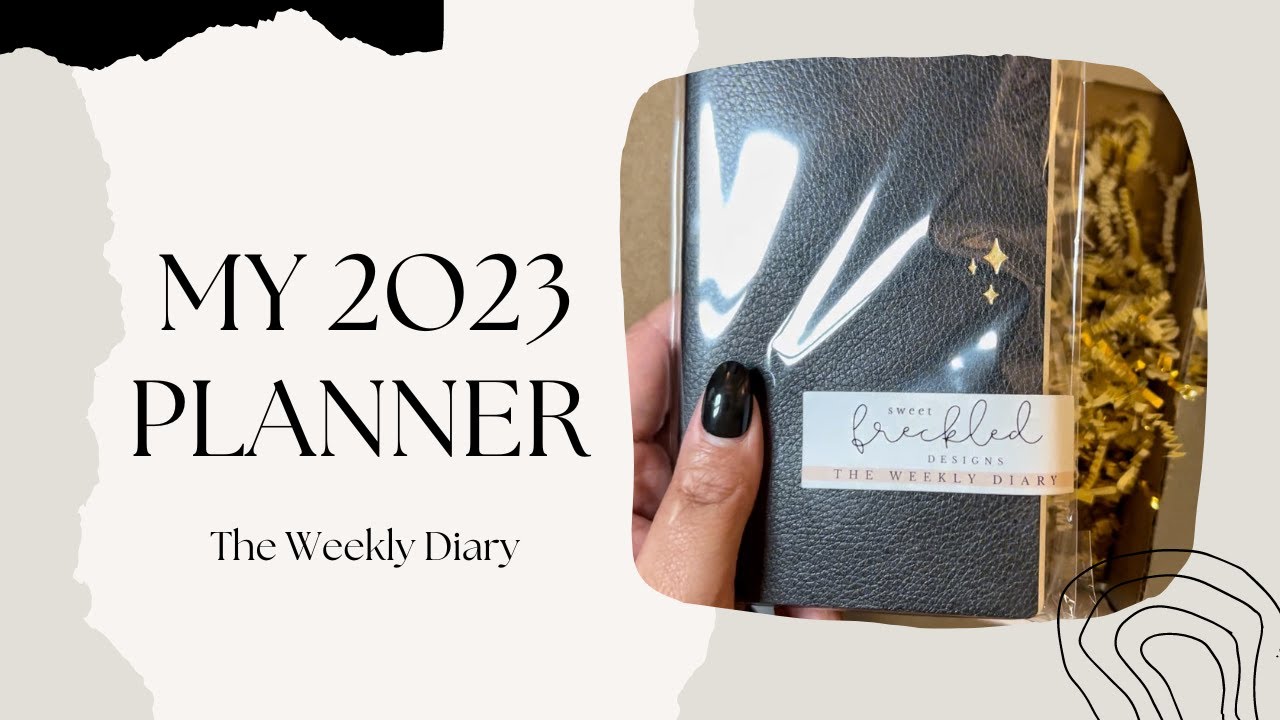 I GOT MY 2023 PLANNER TODAY! LET'S CHAT ABOUT IT | Sweet Freckled Designs Weekly Diary