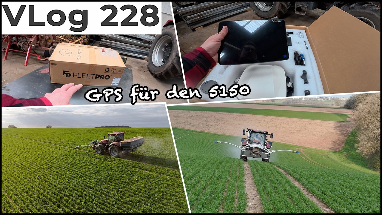 FarmVLOG#228: 2. D&uuml;ngergabe & FleetPro RTK Lenkung f&uuml;r den Maxxum 5150