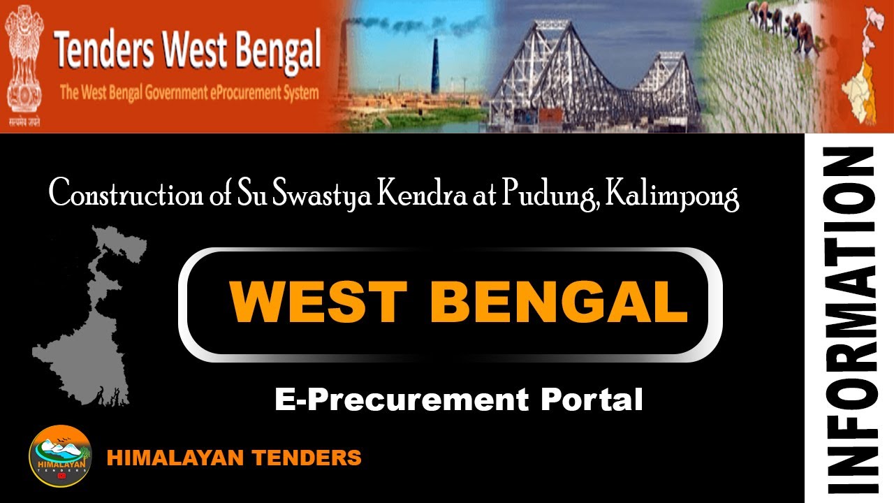 #wbtenderss #wbtenderportal #tender #Kalimpong Tenders Su-Swasthya Kendra at Pudung