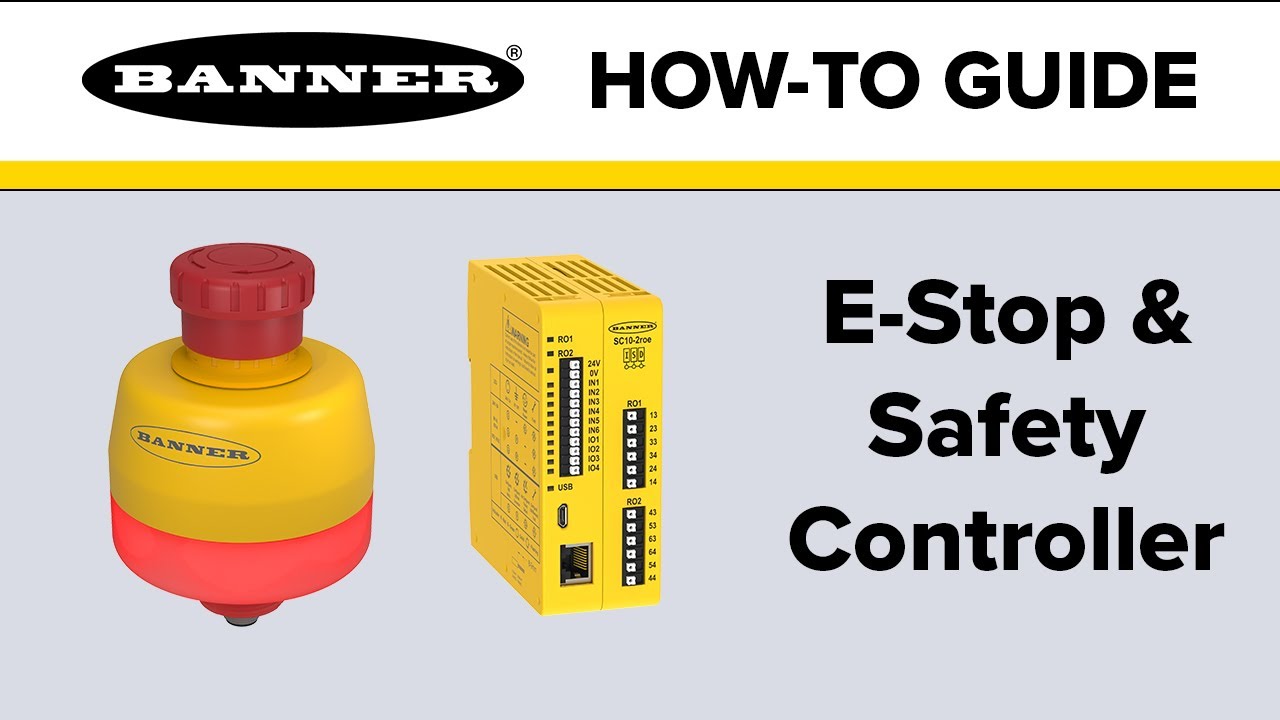 Banner E-Stop & Safety Controller