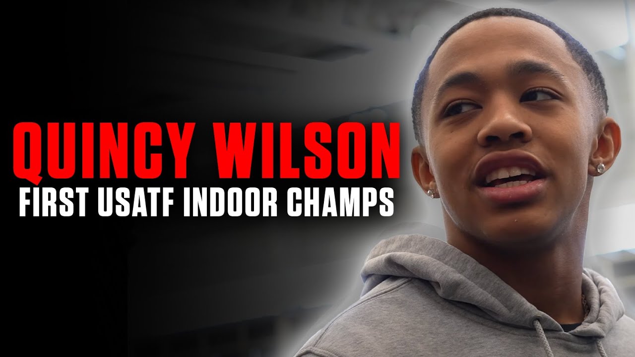 Quincy Wilson Before His First USATF Indoor Championship | USATF Indoor T&F Championship 2025