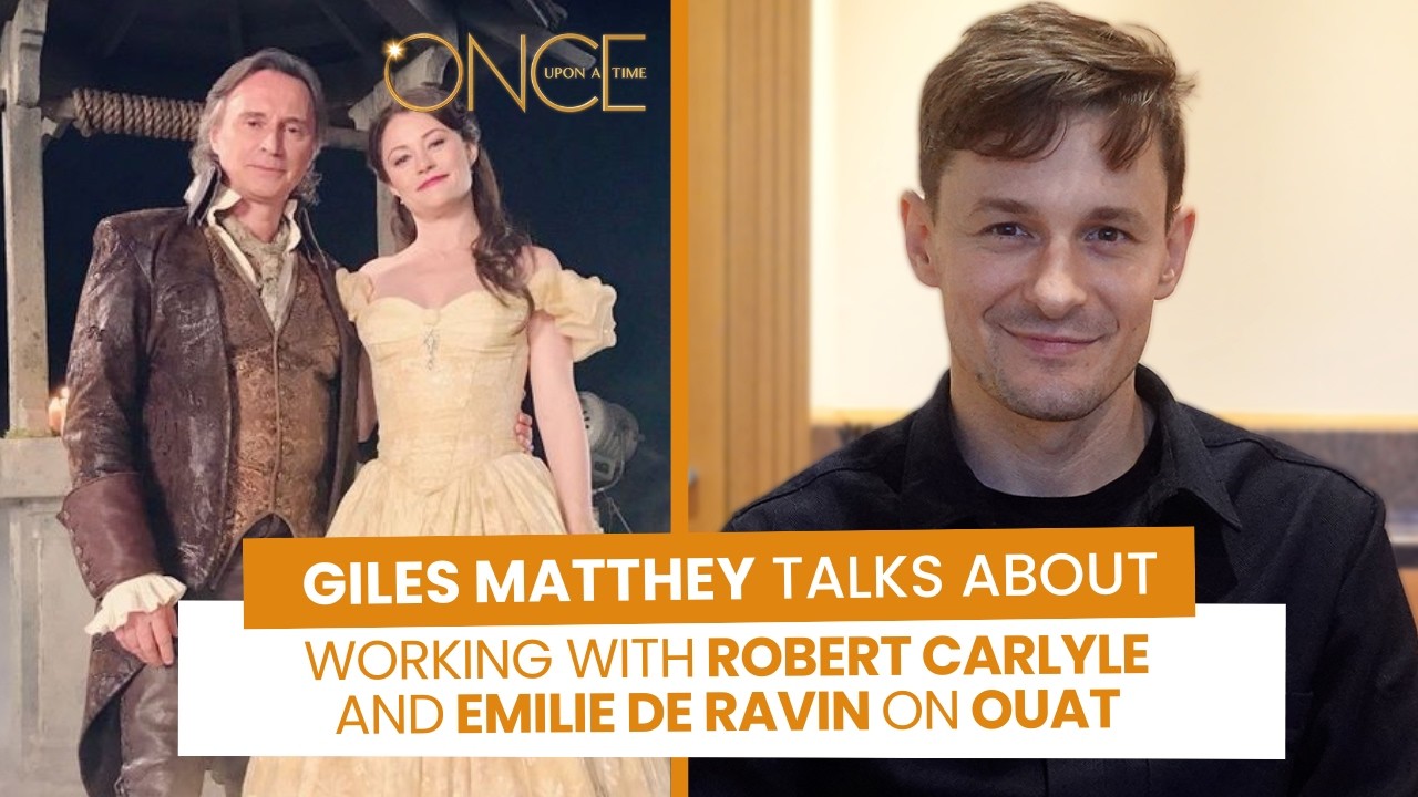 Giles Matthey talks about working on Once Upon A Time with Robert Carlyle & Emilie de Ravin