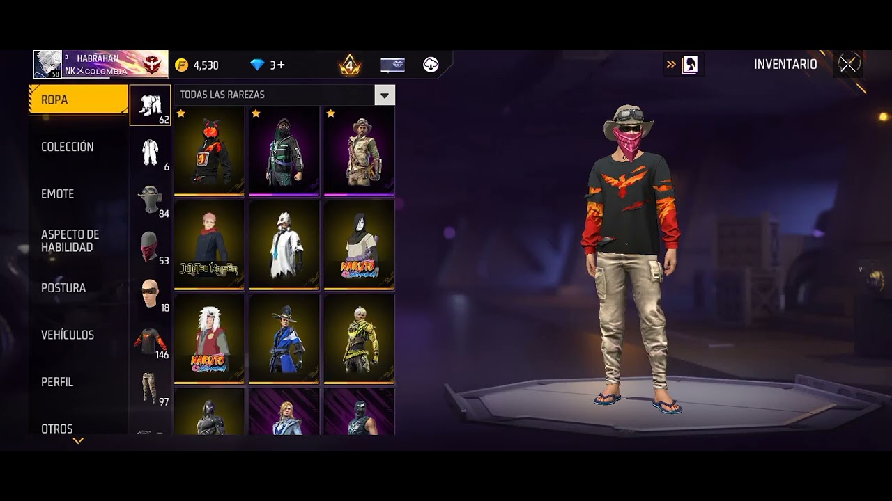 COMPRO ESTÁ CUENTA DE FREE FIRE EN 50 PESOS COLOBIANO 😱😱