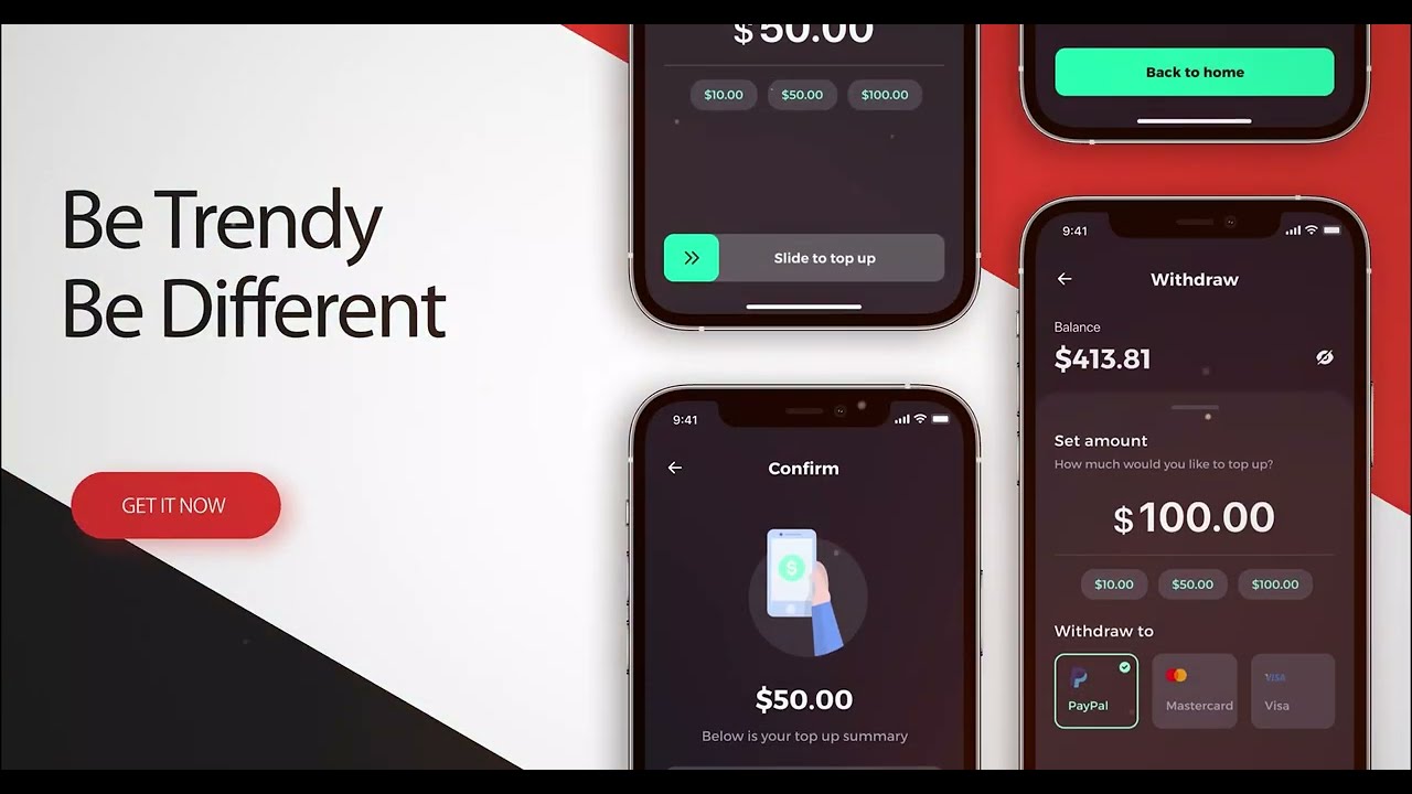 Fintech Mobile App UX UI Design