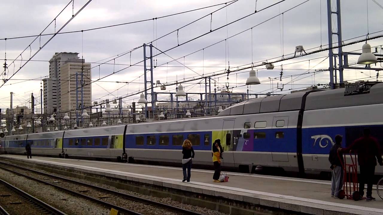 Tgv Atlantique Arrive Paris Montparnasse