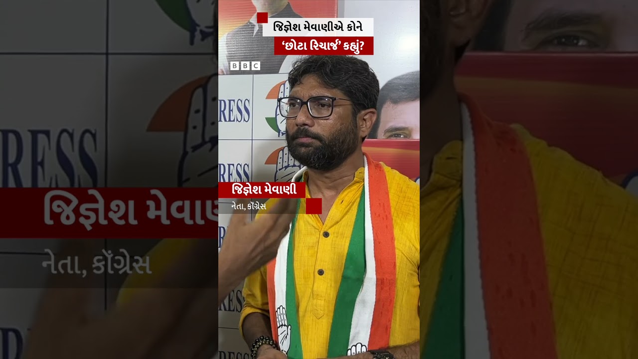 Jignesh Mevani એ 'આપ' ને છોટા રિચાર્જ કેમ કહ્યું?
