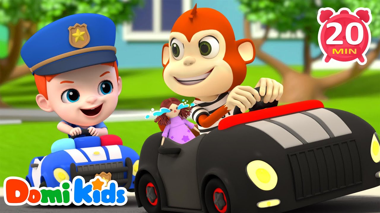 Stop! Sneaky Monkey Thief! | Baby Police to the Rescue | Kids Songs & Nursery Rhymes | LEFUN Kids TV