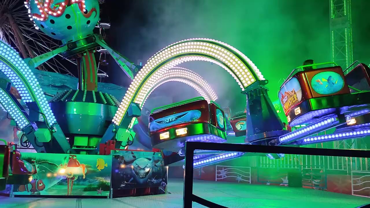 Special Contre Allee Nuit Pieuvre Crazy Monster Maxximum Star Flyer Foire Saint Martin Perpignan 301