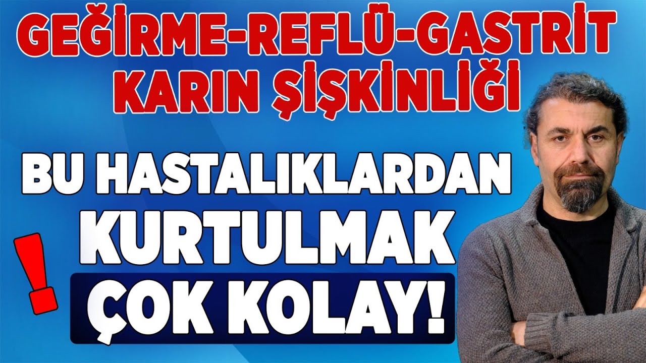 KALICI İYİLEŞMEK ÇOK KOLAY! | Geğirme - Reflü - Gastrit Ve Karın Şişkinliği | Dr. Hamit Çelik